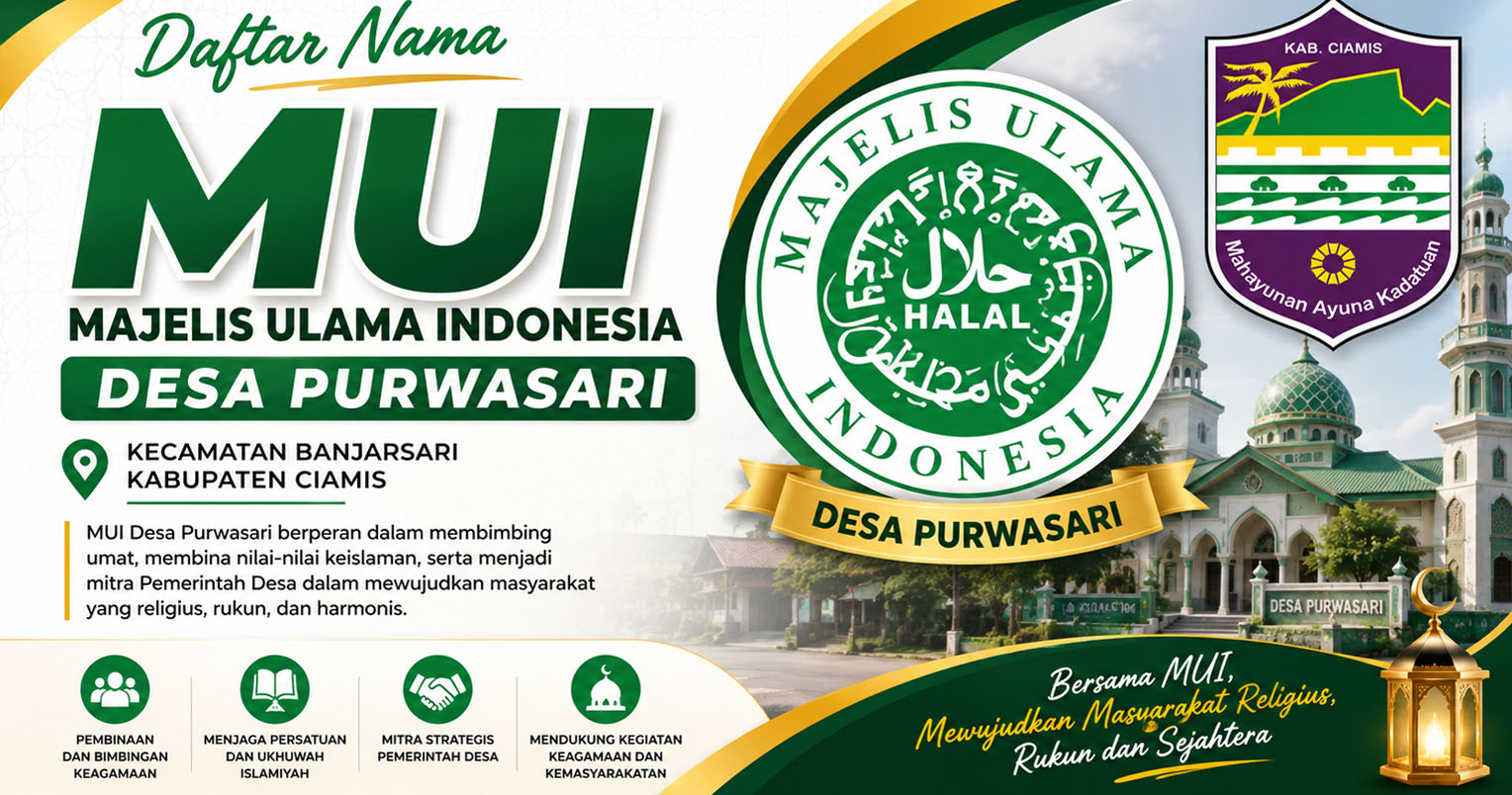 Daftar Nama MUI Desa Purwasari Kec Banjarsari